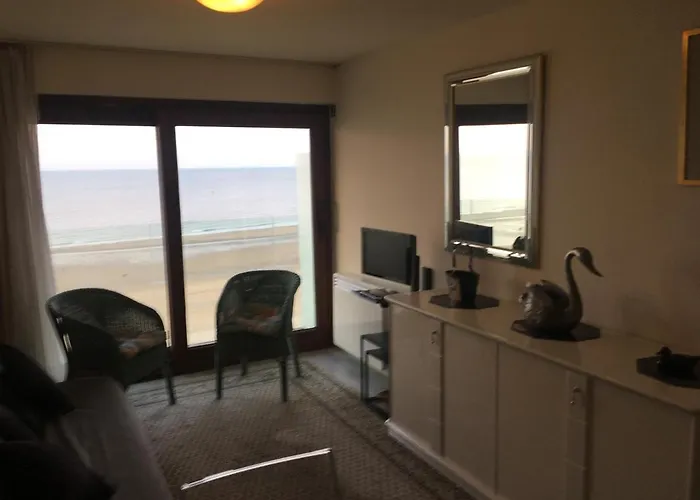 Prachtige Met Frontaal Zeezicht En Terras 4 Pers. Appartement